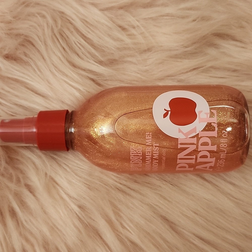 Brand New PINK Victoria's Secret PINK APPLE SHIMMER ME! BODY MIST